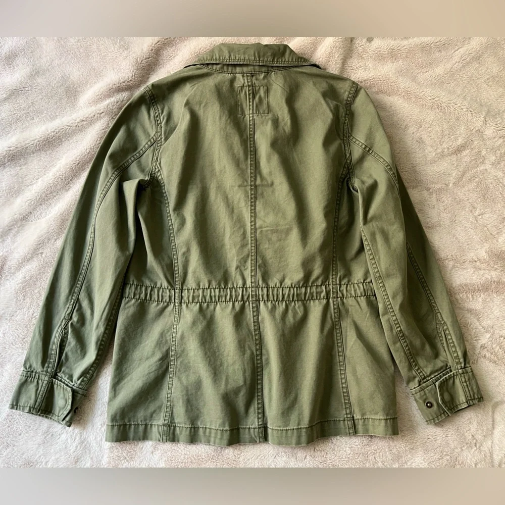 NWT Madewell Passage Utility Jacket Olive Green Size S - Picture 10 of 14
